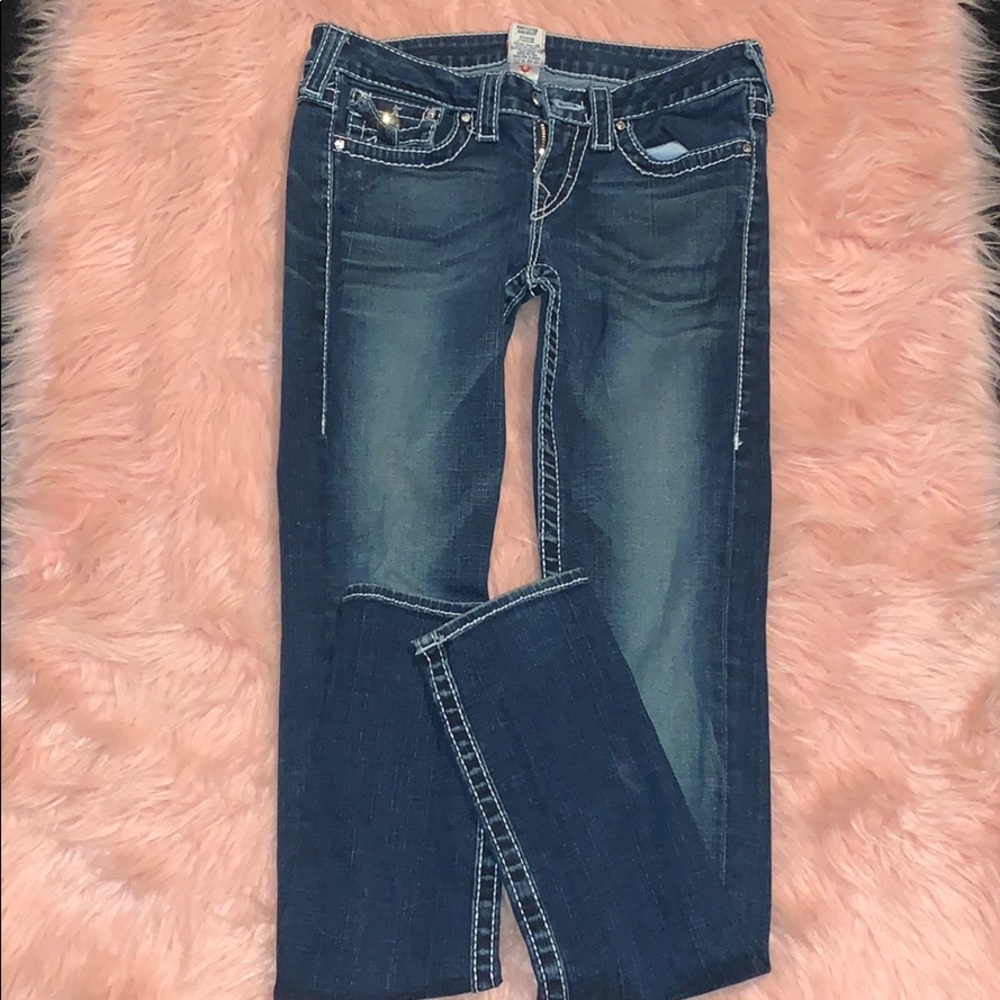 True Religion Diamond Studded Jeans